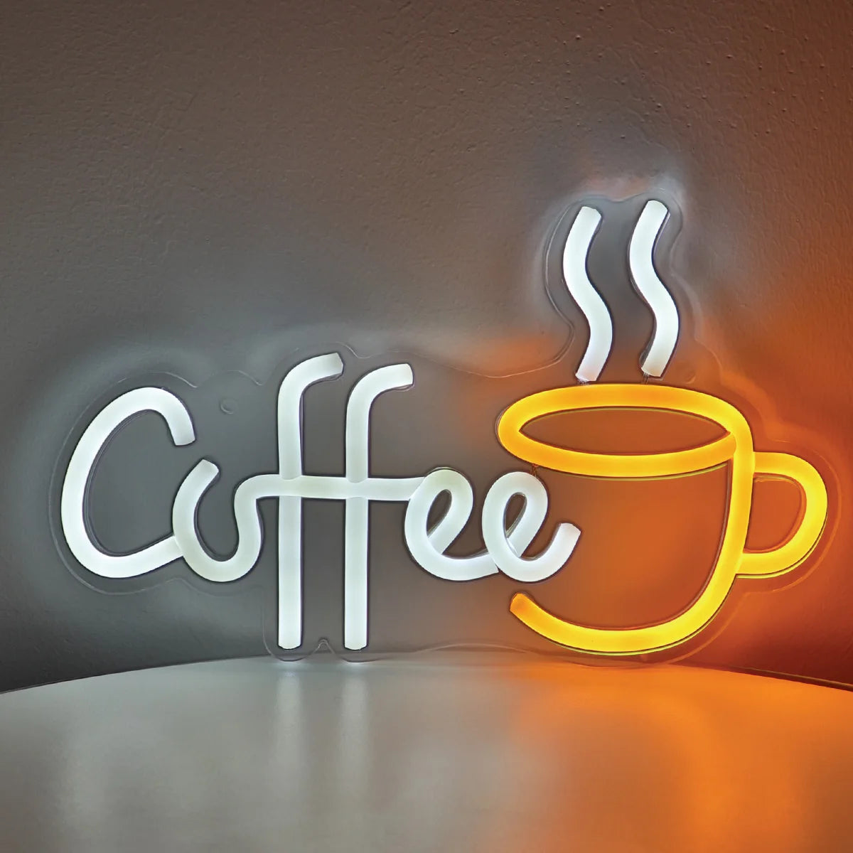 Néon "Coffee" avec Tasse - Décoration Lumineuse pour Cafés et Intérieurs